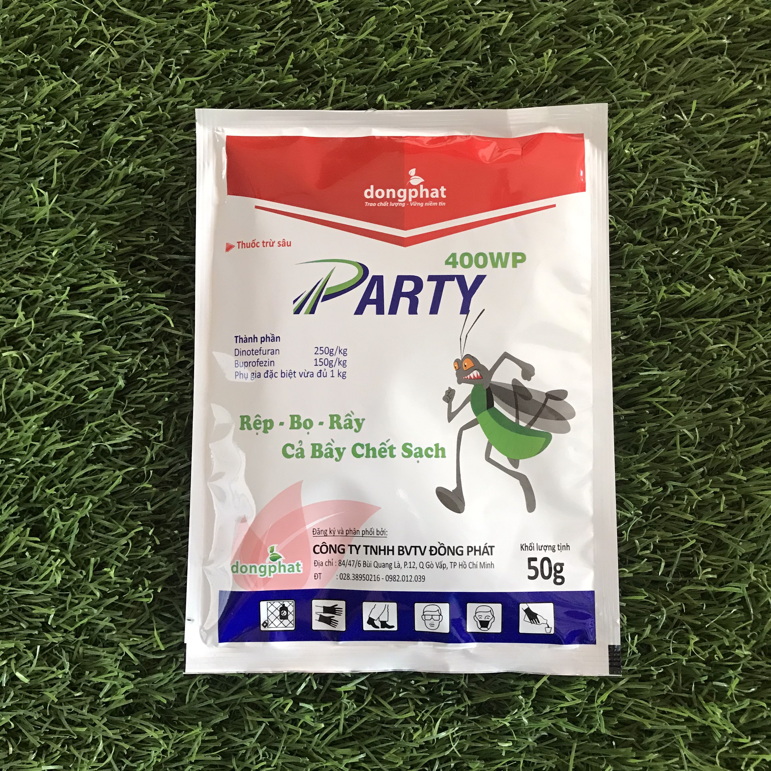 Thuốc đặc trị rầy Party 400WP - Gói 50g